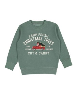 Boys' 2T-20 Farm Fresh Christmas Tree Patch Holiday Graphic Sweatshirt