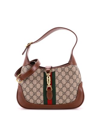 Small Jackie 1961 Coated Canvas and Leather Hobo