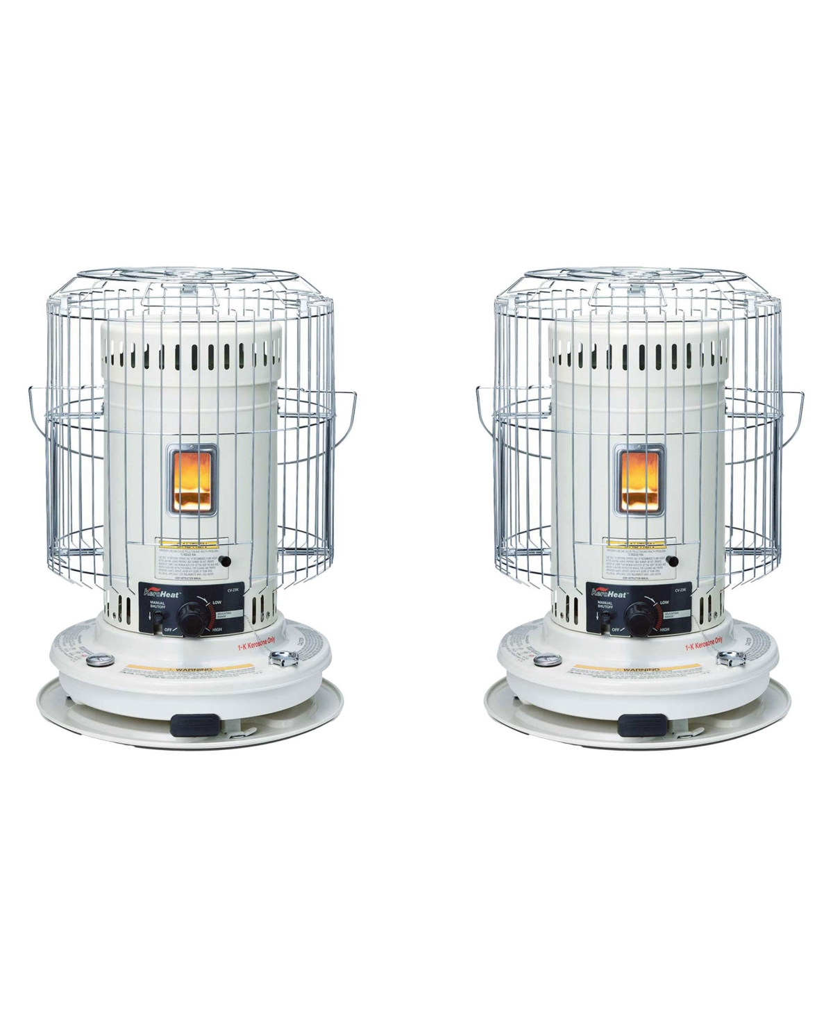 Sengoku KeroHeat 23,500 Btu Indoor Outdoor Convection Kerosene Heater, 2 Pack