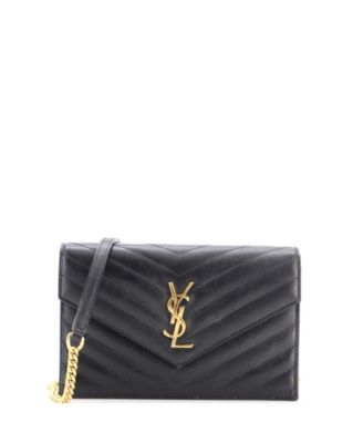 Classic Monogram Crossbody Matelasse Chevron Wallet on Chain