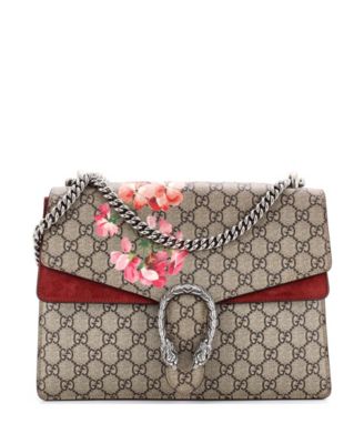 Dionysus Blooms Print Medium Coated Canvas Shoulder Bag