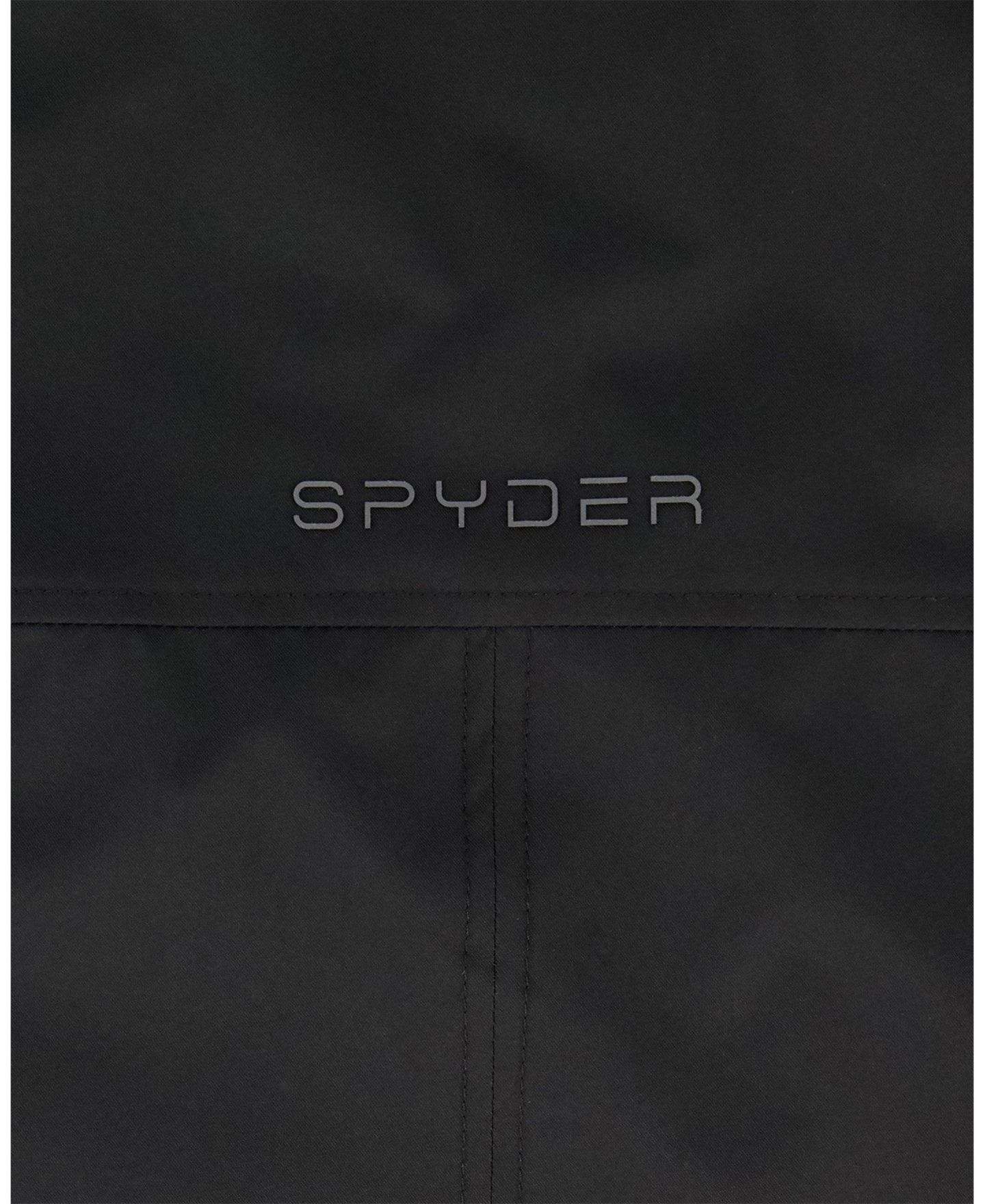Мужская куртка Spyder Gale Lightweight Hooded Windbreaker, цвет: Чёрный — фото 3