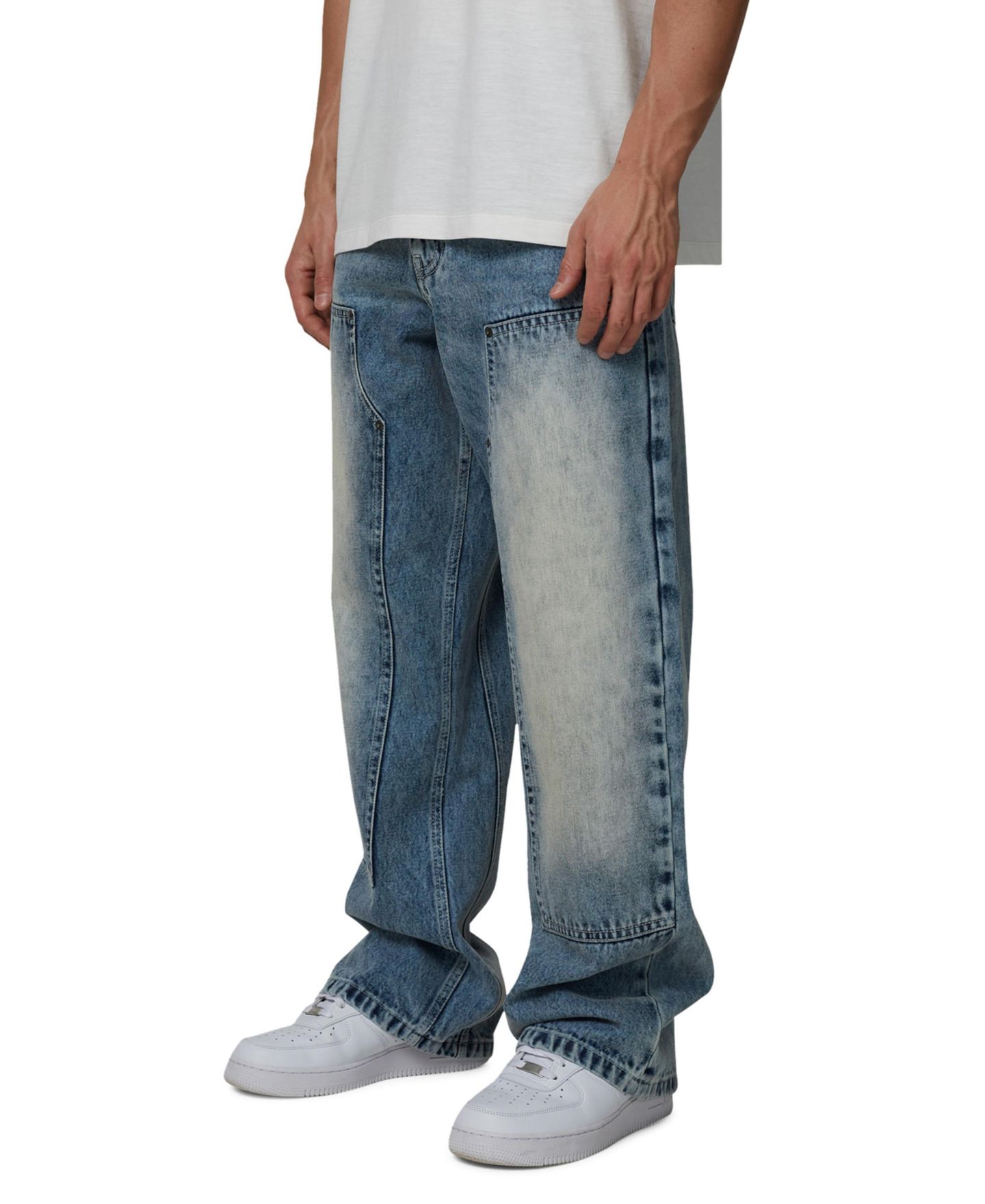 Мужские джинсы Good For Nothing Straight-Leg Mid Rise Double-Knee — фото 2