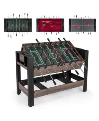 49-Inch 3-in-1 Combo Game Table with Pool and Foosball