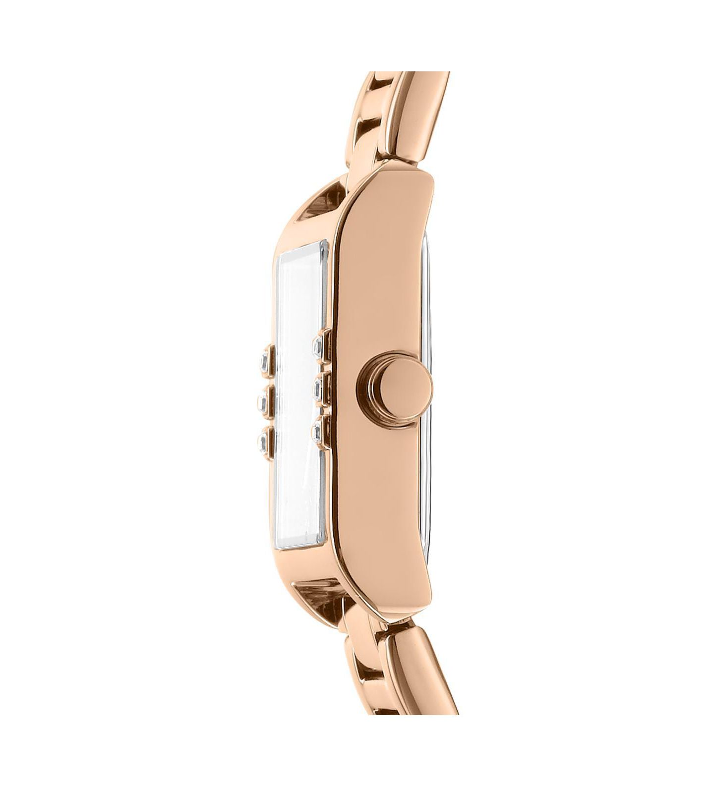 Женские часы DKNY Logo Quartz Water-Resistant IP Rose Stainless Steel Bracelet Watch, 22 mm, цвет: Розовый — фото 2