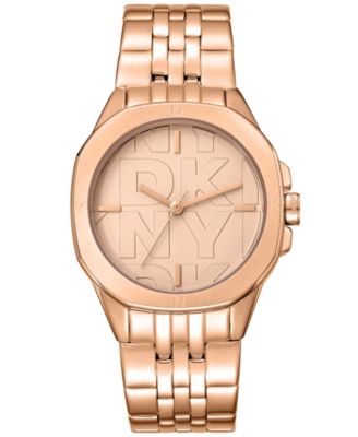 Women's Quartz Water-Resistant Brooklyn Midi Stainless Steel Bracelet Watch, 34mm