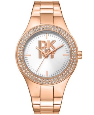 Women's Quartz Parsons Glitz Stainless Steel Bracelet Watch, Water-Resistant, 38mm