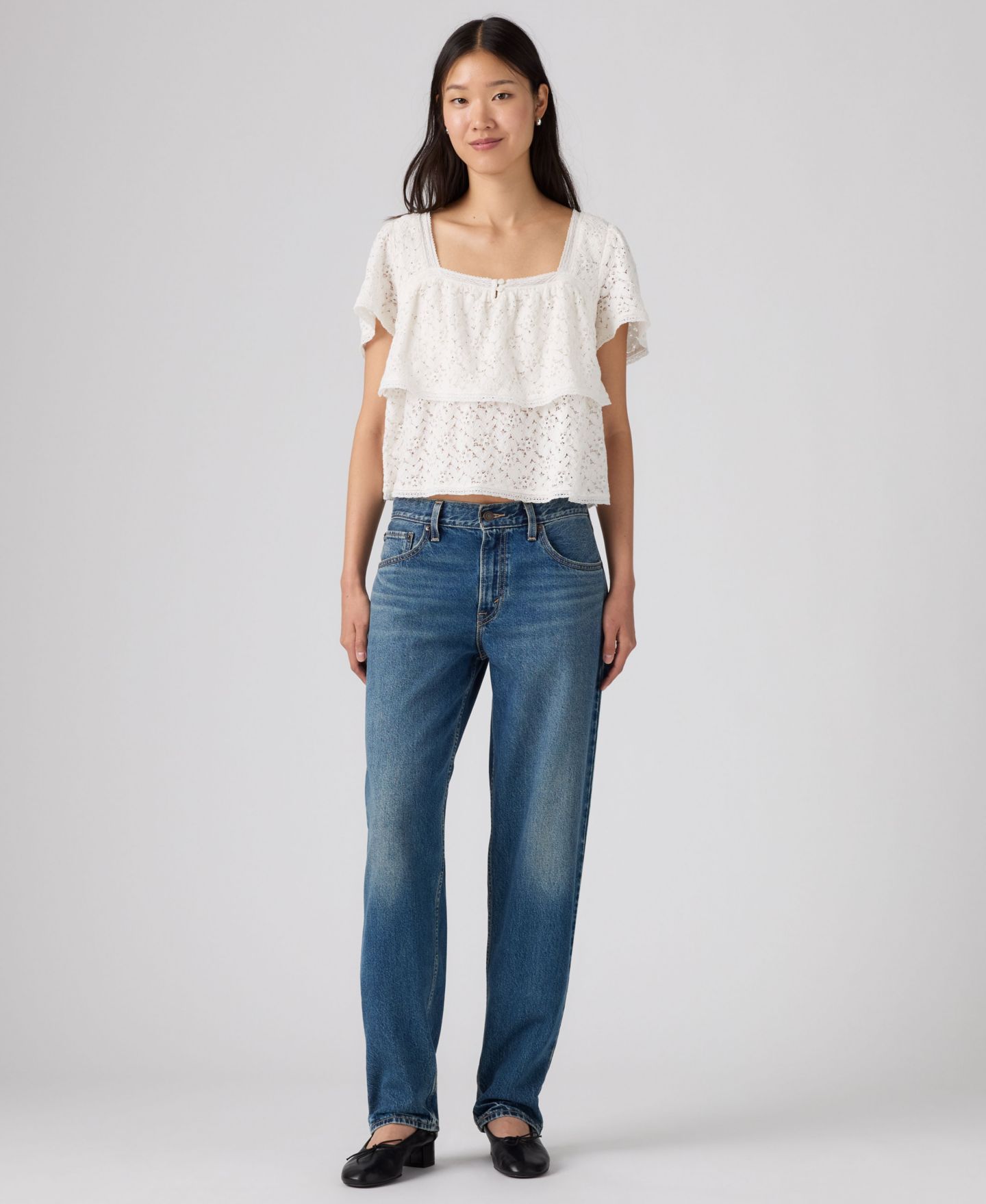 Женские джинсы Levi's Loose Taper Mid-Rise, цвет: Lets Fly — фото 2
