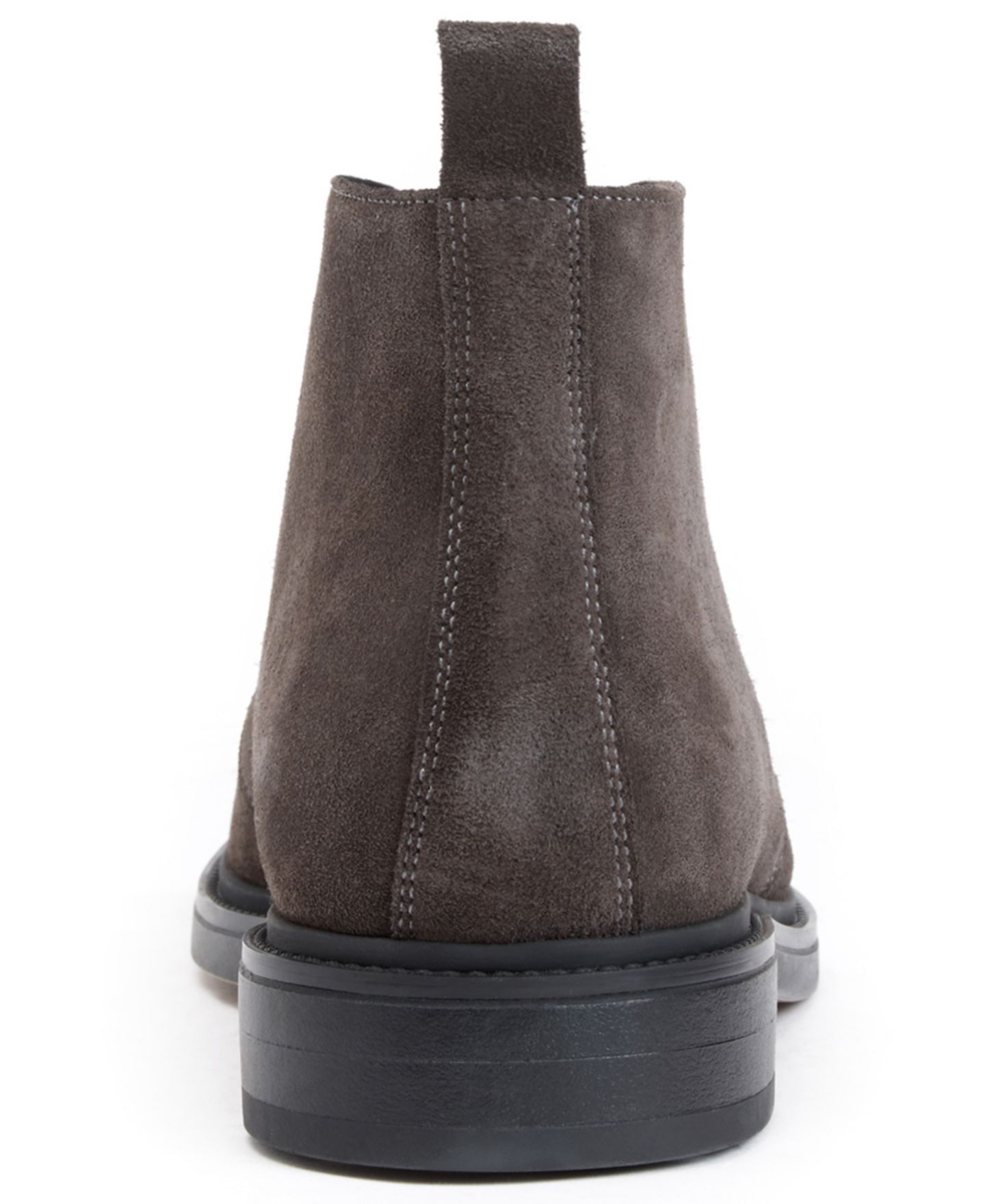 Мужские ботинки Bruno Magli Desmo Suede Chukka, цвет: Антрацитовый замшевый — фото 3