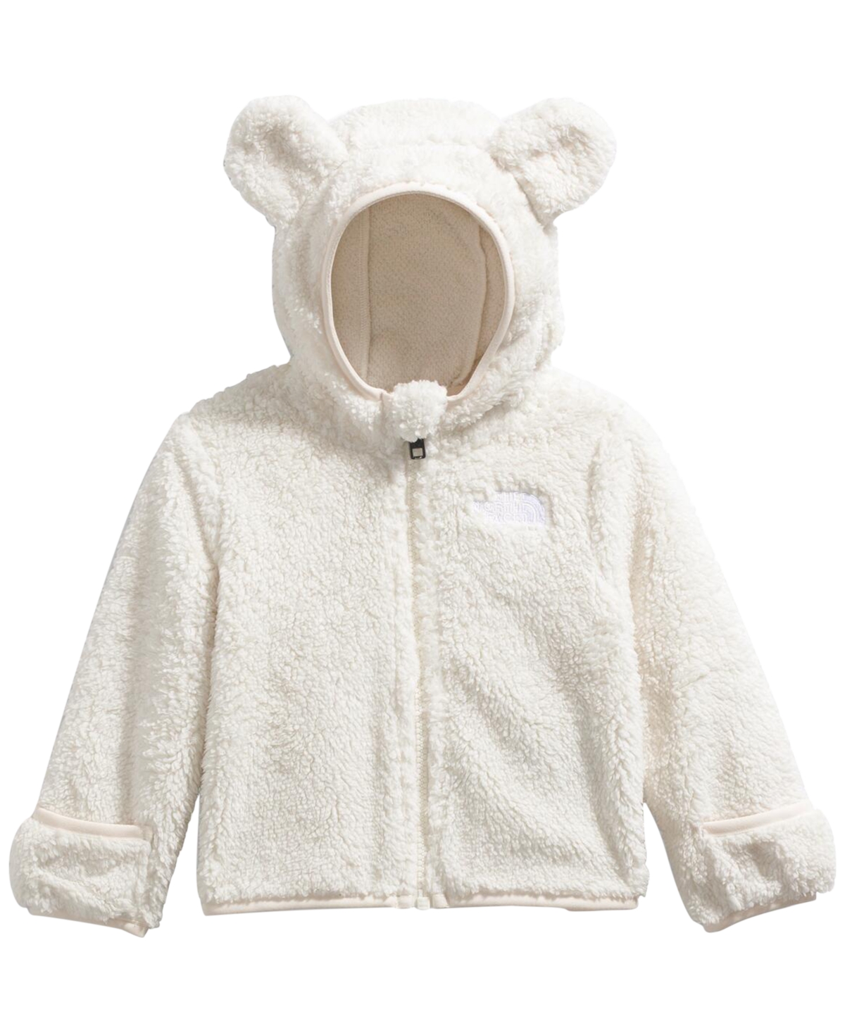 The North Face Infants' Campshire Full-Zip Fleece Hoodie, Boys', 12M, White Dune