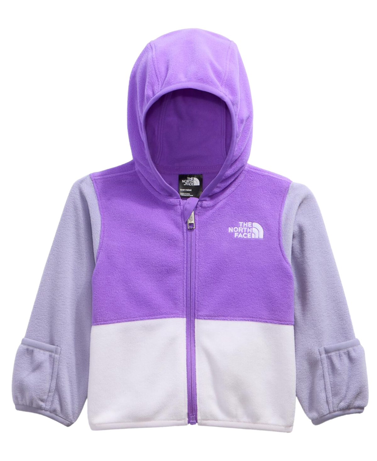 The North Face Baby Glacier Full Zip Hoodie (Size: 18-24M): Elevation Purple/Ice Lilac/Pale Plum
