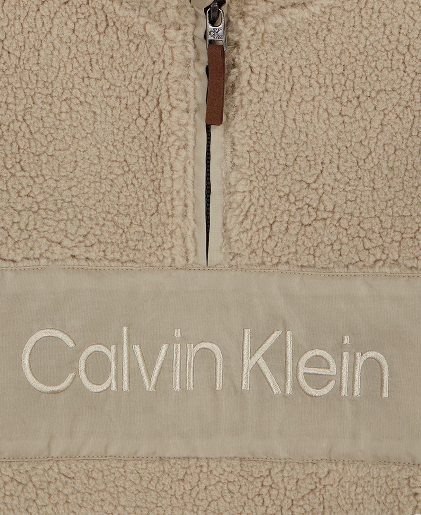 Комплект Calvin Klein Sherpa Quarter-Zip Long-Sleeve Top and Pants, 2-Piece Set для мальчиков-малышей, цвет: Разноцветный — фото 5