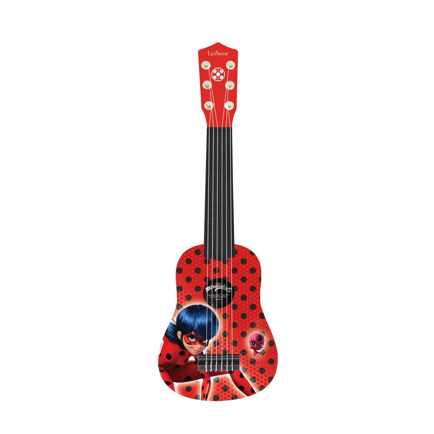 Детская игрушка Miraculous Ladybug My First Guitar With Six Nylon Strings, Ages 3+ — фото 1