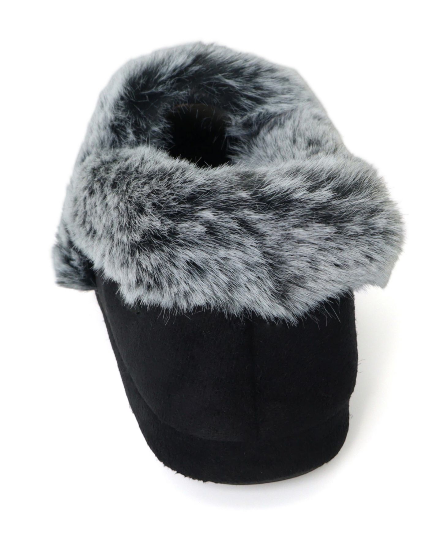 Женские сабо Isotoner Signature Blake Microsuede Faux-Fur Indoor-Outdoor Clog Slippers, цвет: Чёрный — фото 6