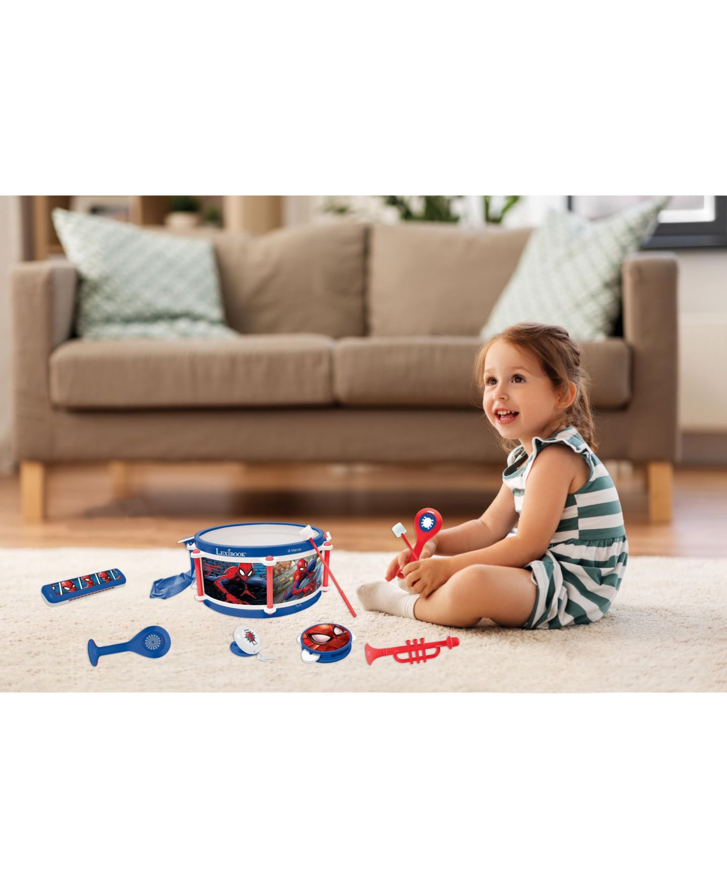 Детские игрушки Spiderman Musical Instruments 7-Piece Set, от 3 лет — фото 6