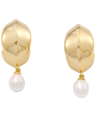 Freshwater Pearl Small Oakland Huggie Earrings