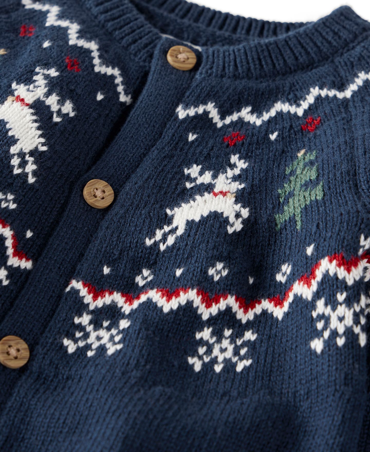 Комбинезон Carter's Cotton Fair Isle Sweater Knit Jumpsuit для малышей, цвет: Тёмно-синий — фото 2