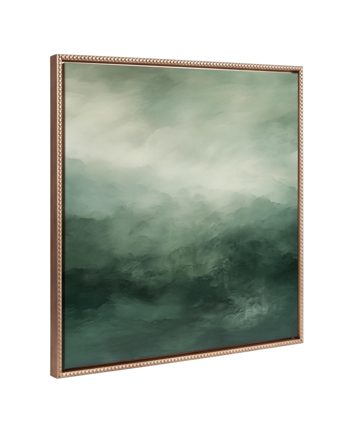 Kate and Laurel Sylvie Tonal Abstract Framed Canvas by The Creative Bunch Studio
