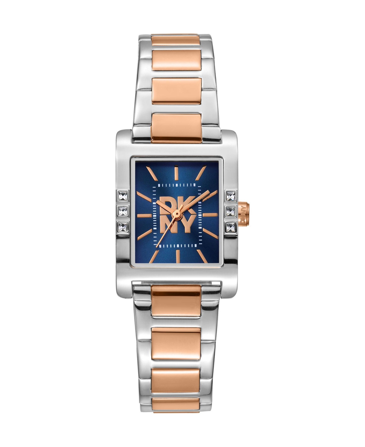 Dkny Women's Logo Quartz Two-Tone Stainless Steel Bracelet Watch, 22 mm