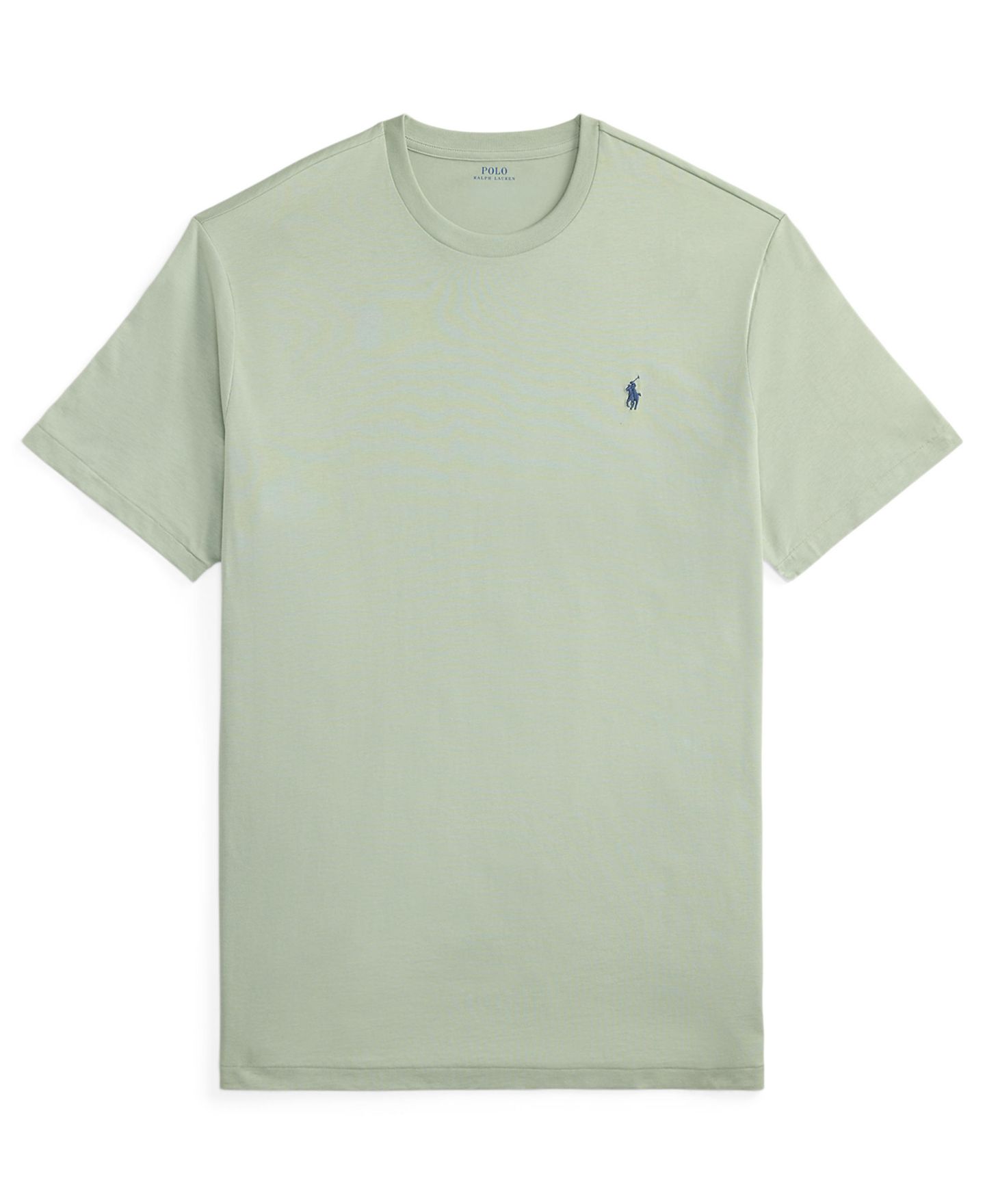 Мужская футболка Polo Ralph Lauren Big & Tall Jersey Crewneck, цвет: Светлый зелёный — фото 5