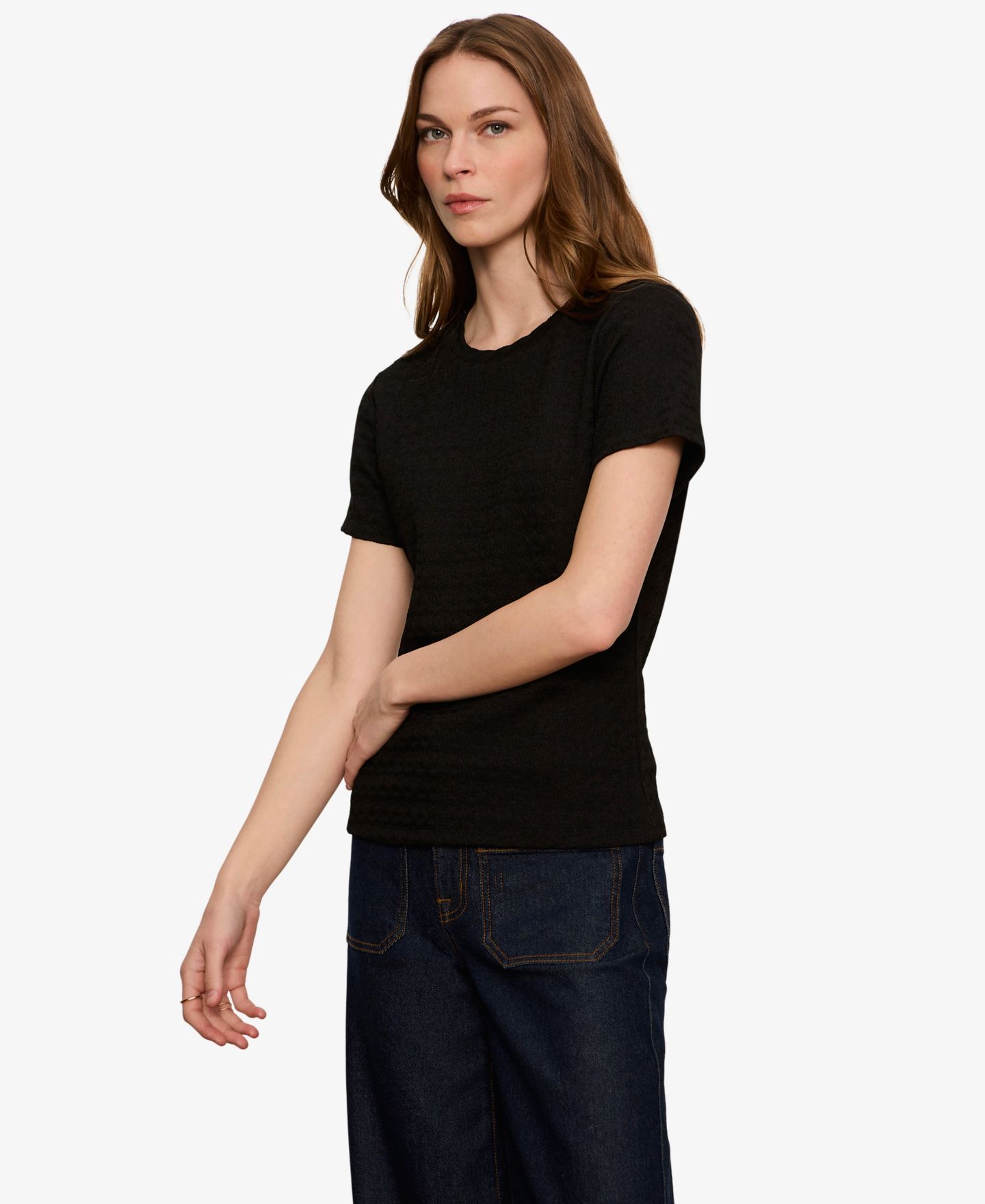 Женская футболка Sanctuary Icon Crewneck Short-Sleeve, цвет: Чёрный — фото 3