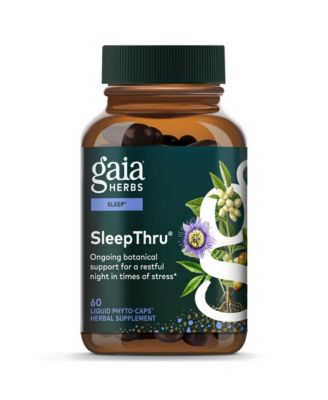 SleepThru - Sleep support with Ashwagandha, Magnolia, Passionflower & Jujube. 60 capsules (30-day supply).