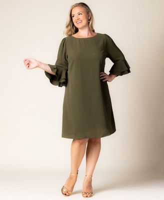 Knee Length Plus Size Evening Wear