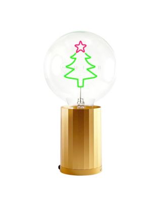 Bulb Xmas Tree With Base Table Lamp Portable