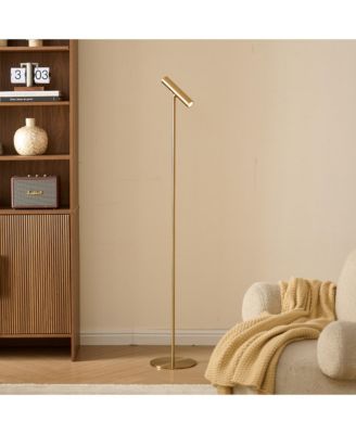 Cordless Rechargeable Floor Lamp with Detachable Magnetic Adjustable Head, Touch Dimmable