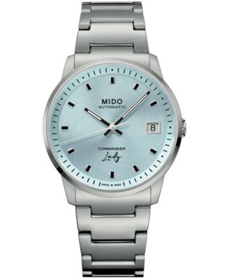 Women's Swiss Automatic Commander Stainless Steel Watch 34mm
