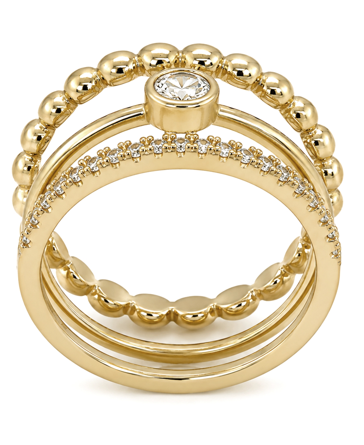 And Now This Women's 3-Piece Ring Set