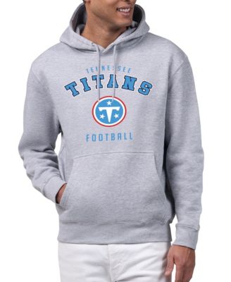 Men's Gray Tennessee Titans Logo Fleece Hoodie