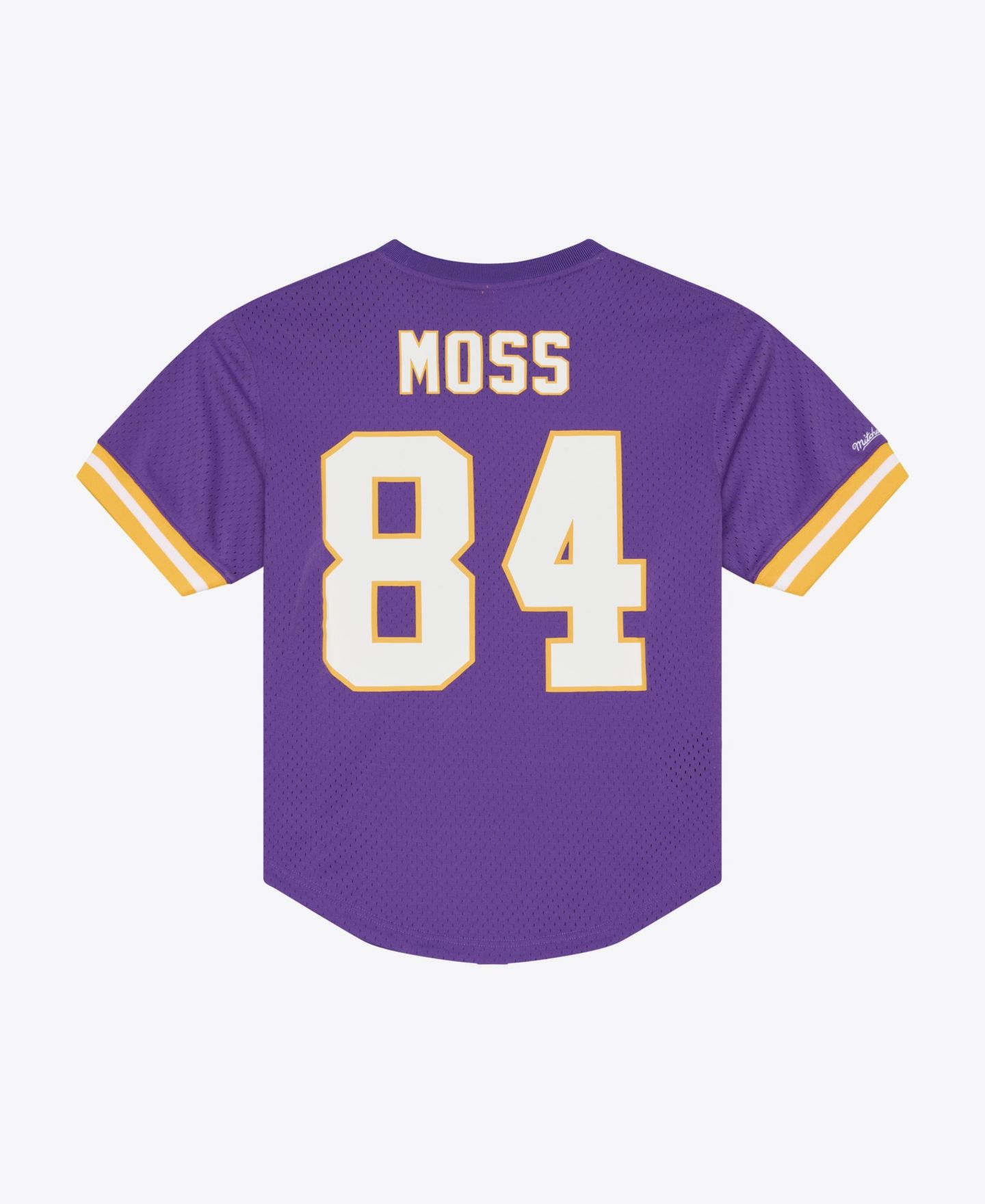 Мужская футболка Mitchell & Ness Randy Moss Purple Minnesota Vikings Retired Player Name Number Mesh — фото 2