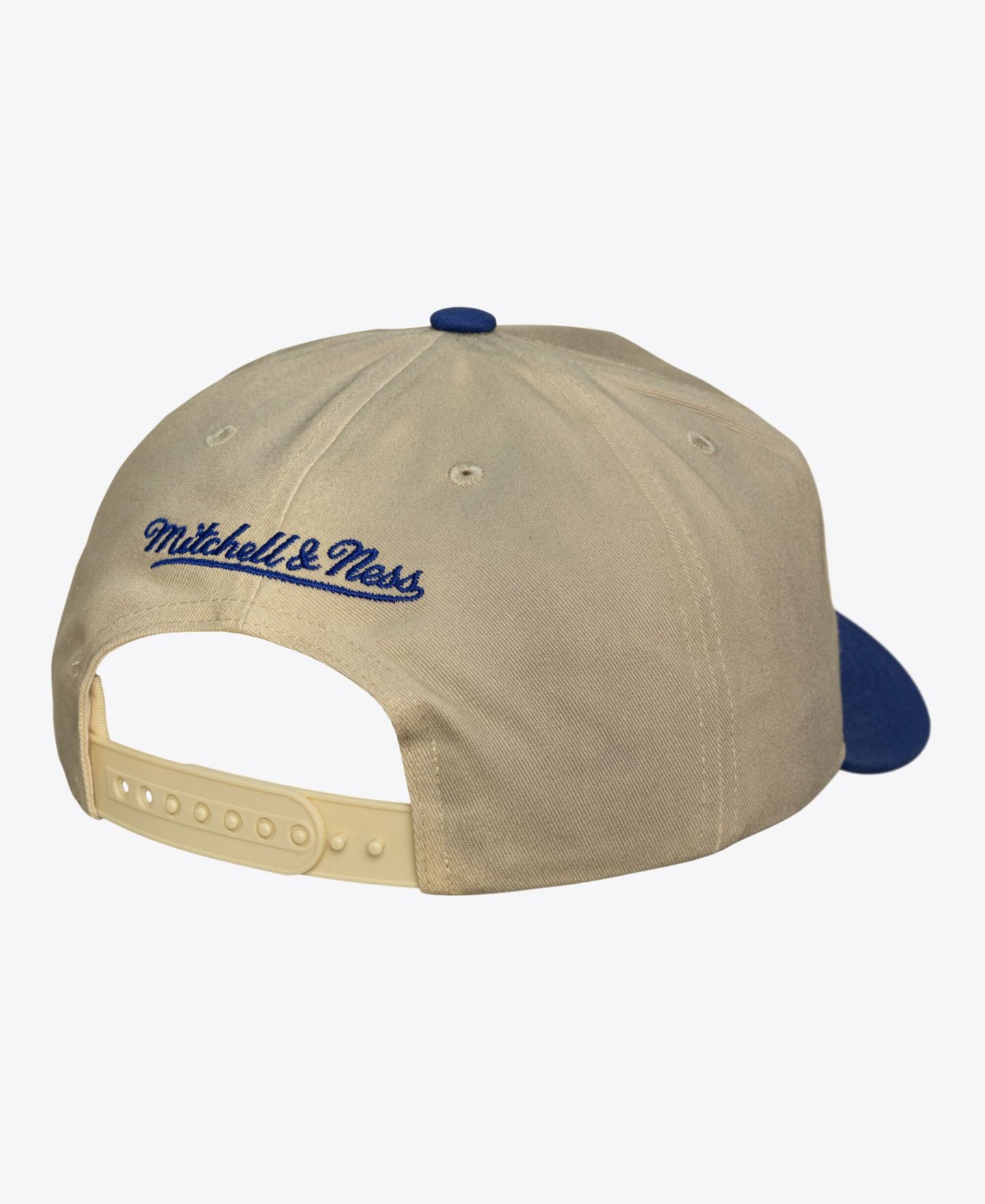 Мужская кепка Mitchell & Ness Cream Cleveland Cavaliers Hardwood Classics Retro Roots Snapback Hat — фото 2