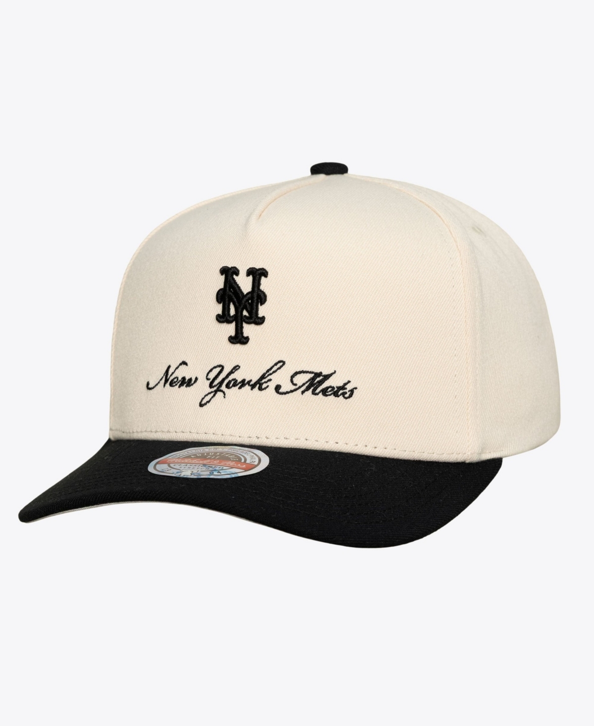 Mitchell & Ness Men's New York Mets Flawless Stretch-Snap High Crown Baseball Cap