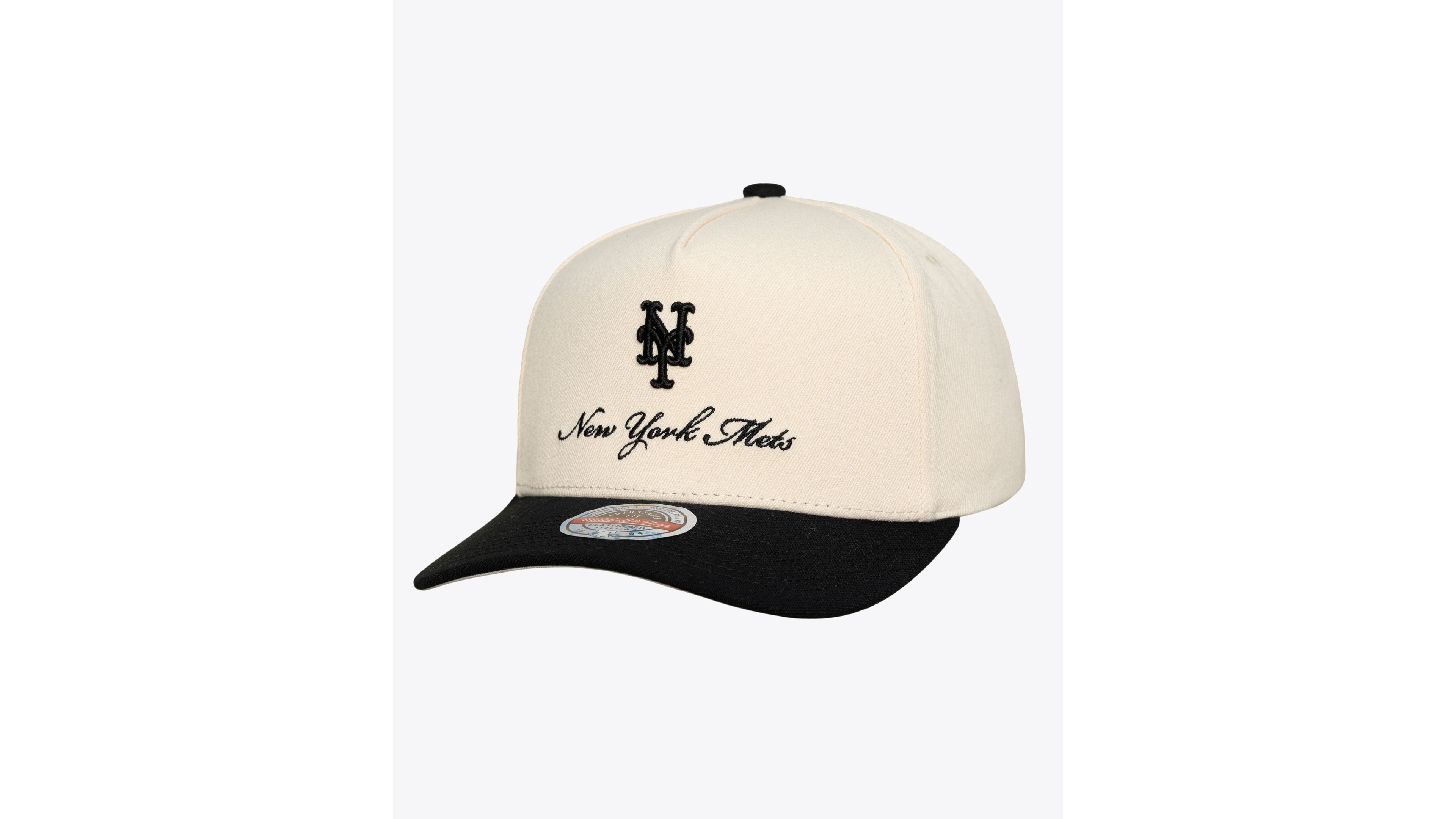 Mitchell & Ness Men's New York Mets Flawless Stretch-Snap High Crown Baseball Cap