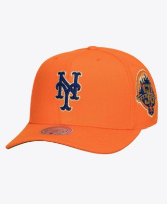 Men's Orange New York Mets 50th Anniversary Patch Secondary Pro Snapback Hat