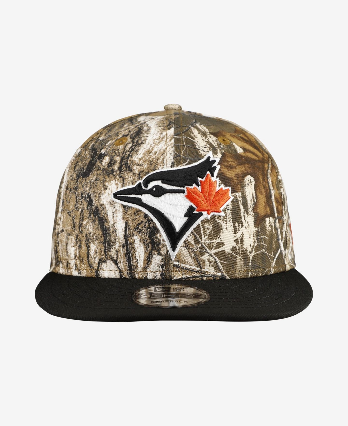 Мужская кепка New Era Camo Toronto Blue Jays Realtree Orange Pop 9FIFTY Snapback Hat — фото 2