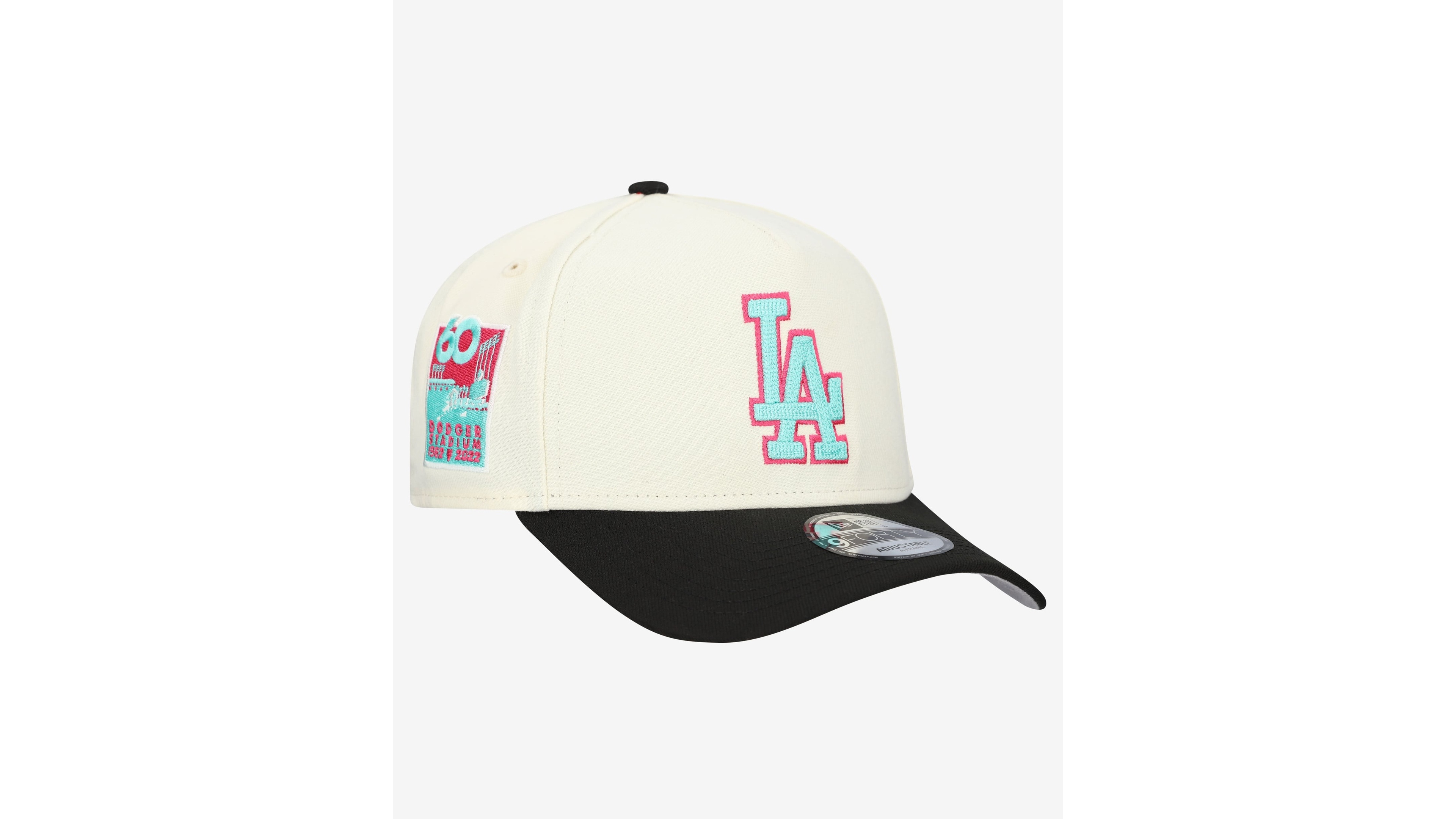 New Era Los Angeles Dodgers Stadium Chrome 9FORTY A-Frame Five-Panel Adjustable Hat