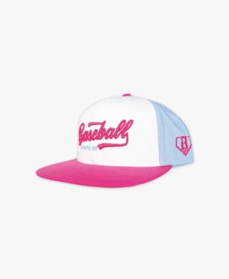 Big Boys and Girls White Established Snapback Hat