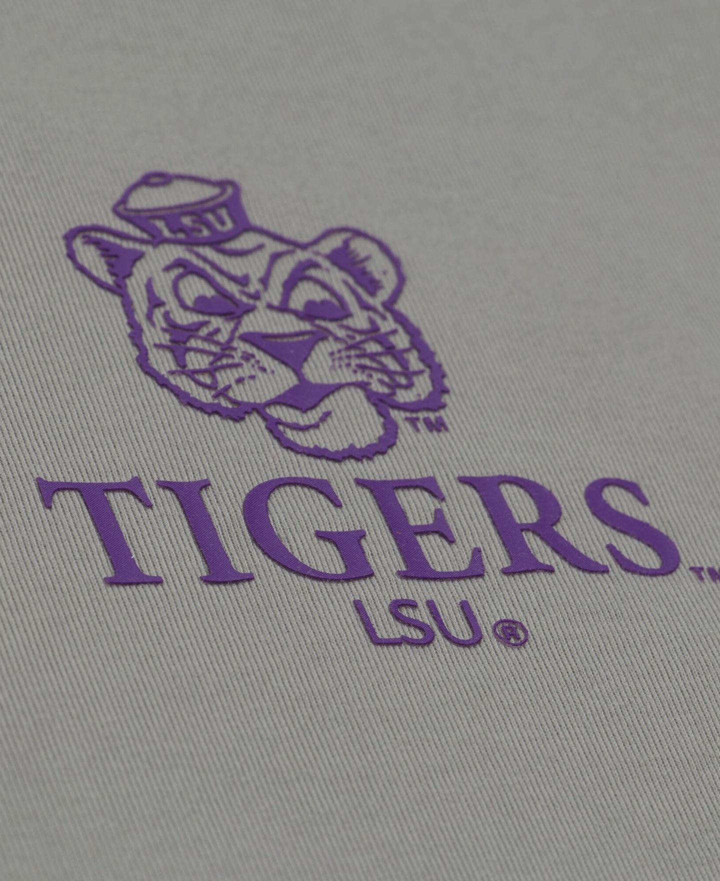 Мужская футболка Mitchell & Ness Gray LSU Tigers Core Icon — фото 4