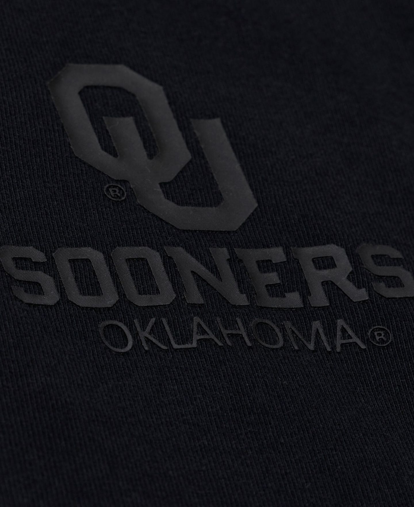 Мужская футболка Mitchell & Ness Black Oklahoma Sooners Monochrome Icon — фото 4