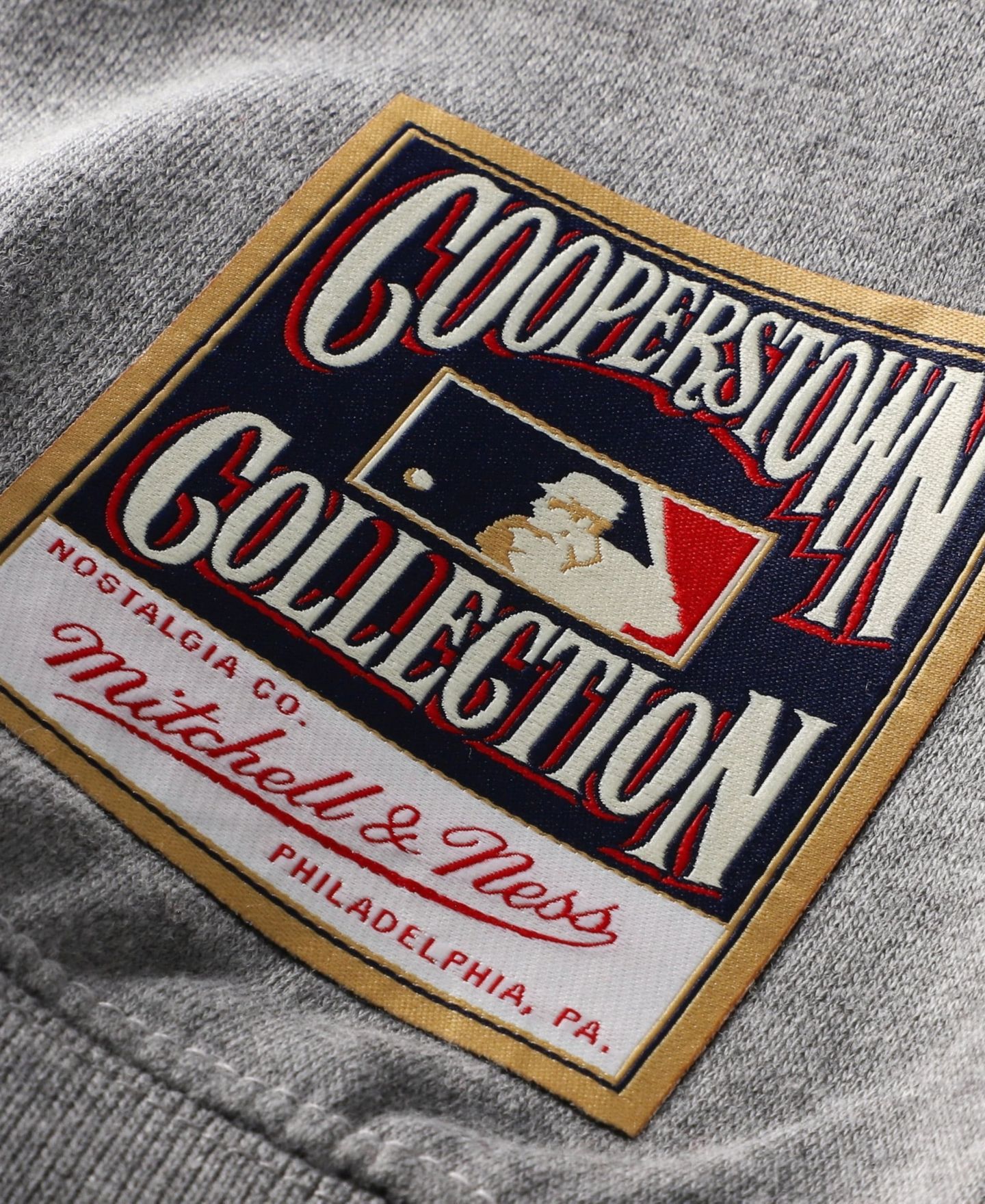 Мужской свитшот Mitchell & Ness Derek Jeter Heather Gray New York Yankees Classic Player Number — фото 3