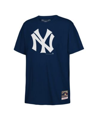 Big Boys and Girls Navy New York Yankees Retro Logo T-Shirt