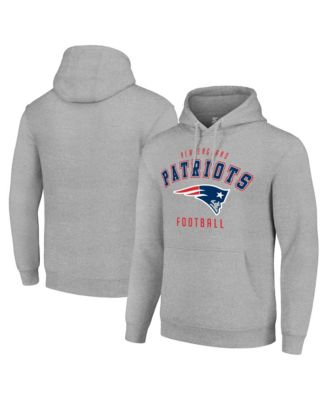 Men's and Women's New England Patriots Screen Print Pullover Hoodie