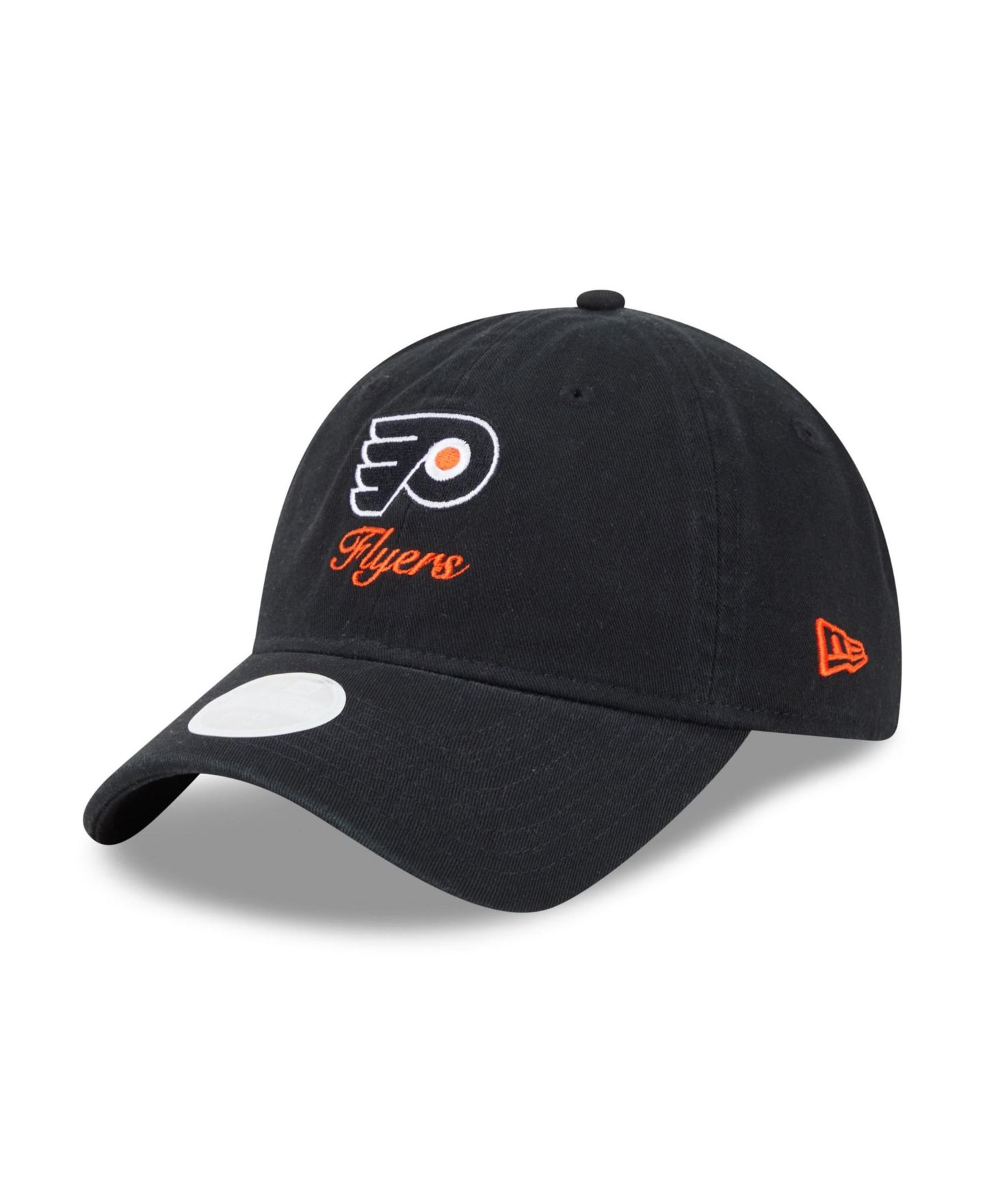 Женская кепка New Era Black Philadelphia Flyers Preppy Team 9TWENTY Adjustable Hat — фото 1