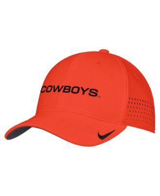 Men's Orange Oklahoma State Cowboys 2026 On-Field AeroBill SwooshFlex Dri-FIT Hat