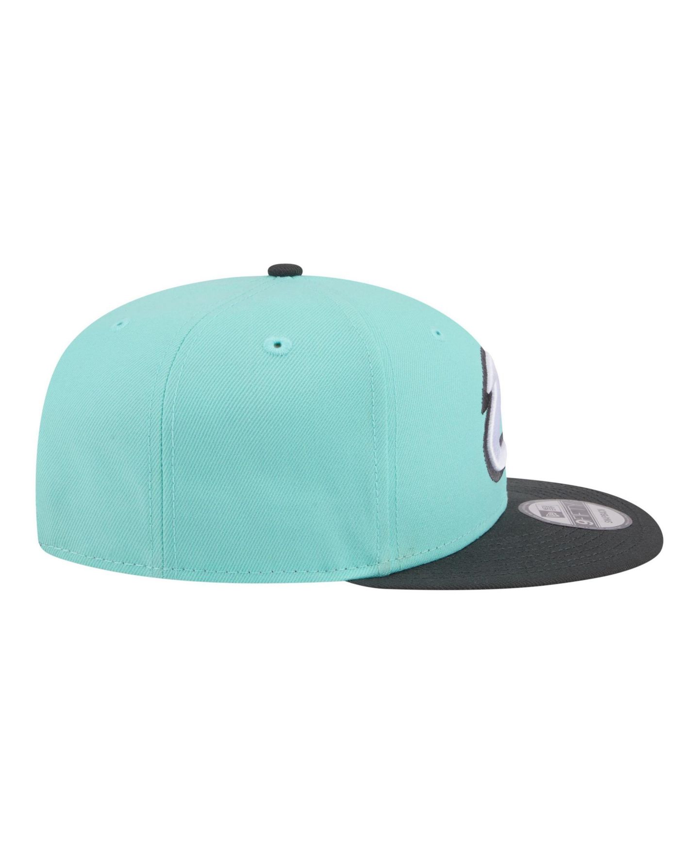 Мужские головные уборы New Era Turquoise/Charcoal Cleveland Cavaliers Color Pack Two-Tone 9FIFTY Snapback Hat — фото 7