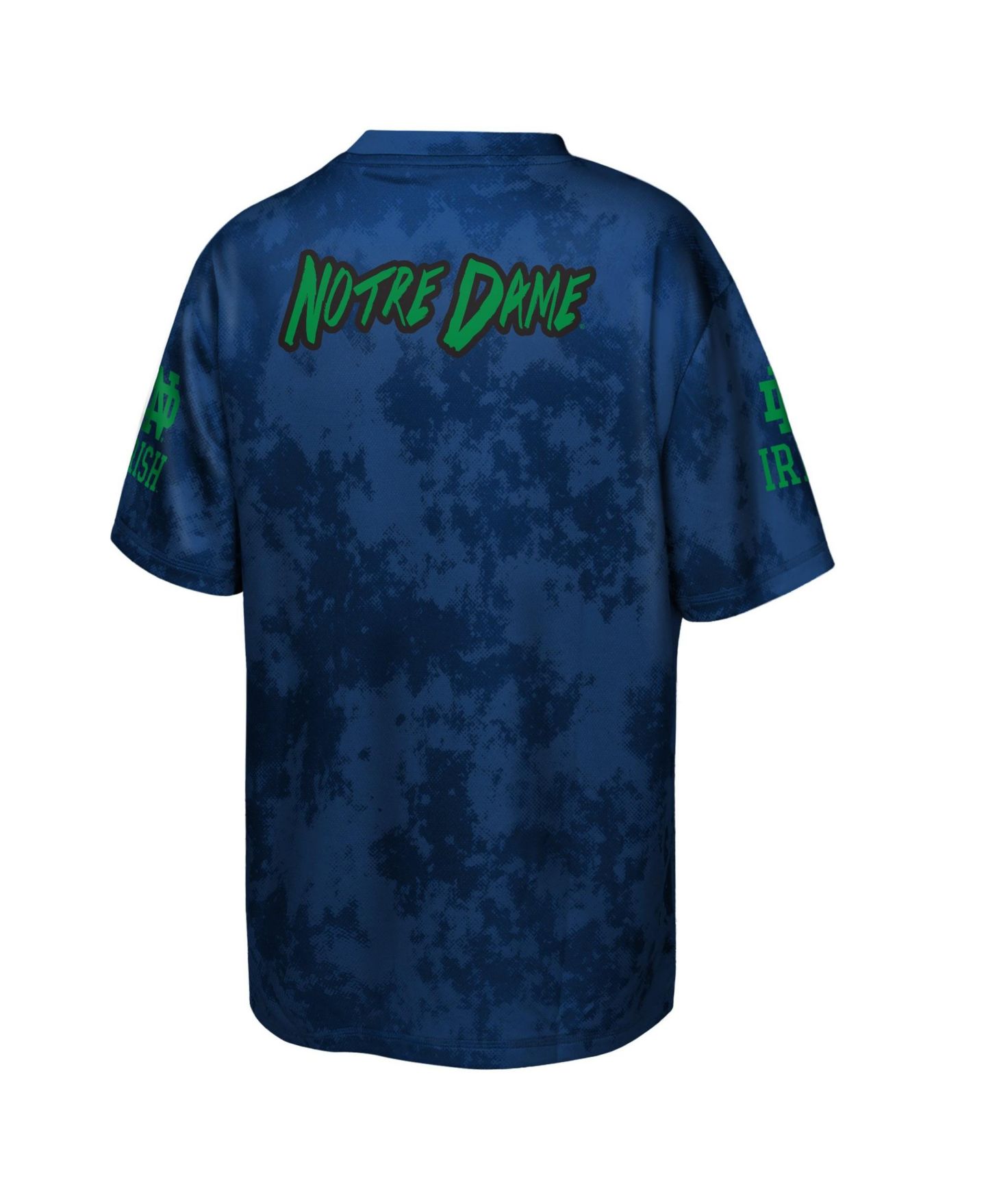 Детская футболка Outerstuff Navy Notre Dame Fighting Irish Off-Side Sublimated — фото 3