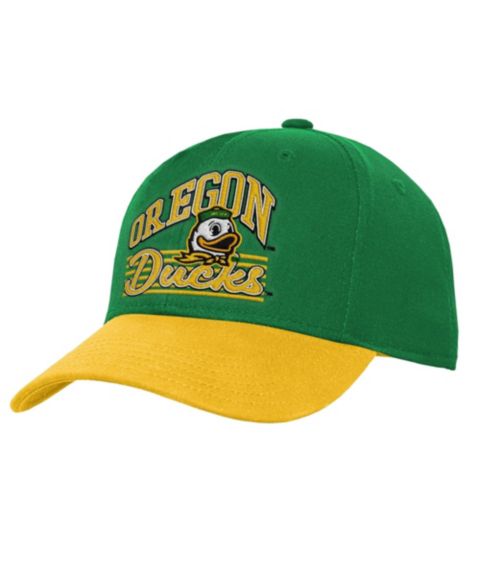 Детская кепка Outerstuff Green/Yellow Oregon Ducks Dad Unstructured Adjustable Hat